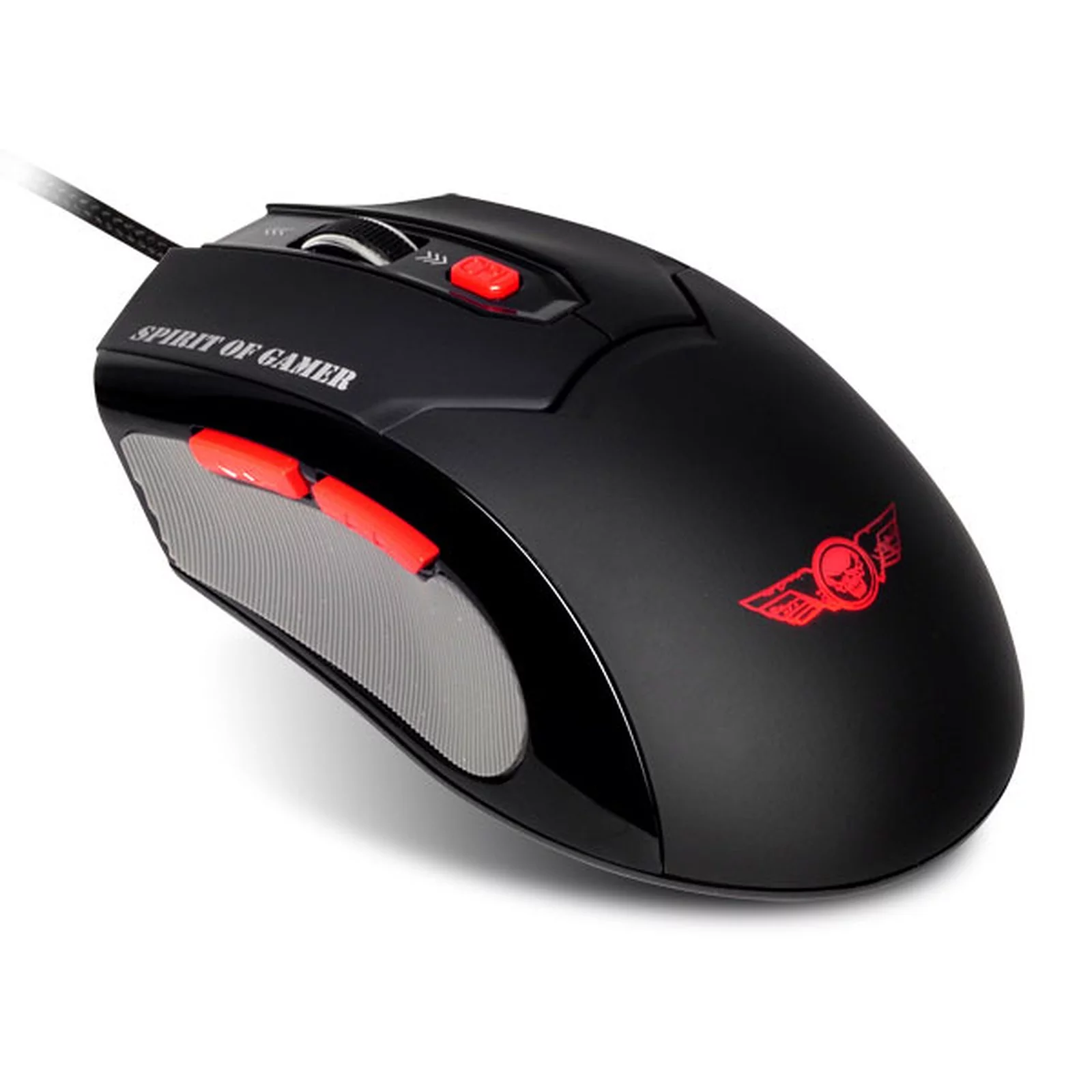 SOURIS USB SPIRIT OF GAMER PRO-M3 + TAPIS DE SOURIS -3200 DPI – 8 BOUTONS – RGB