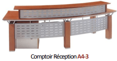 Comptoir Réception A4-3 2.2 ML