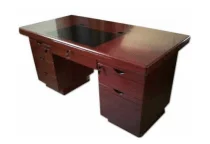 Bureau MDF Acajou/Marron Chocolat OF-8016/5716O [160X80X76],