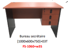 Bureau secrétaire [1000x600x750]+03T FS-1060+w3S