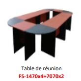 Table de réunion FS-1470×4+7070×2