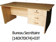 Bureau Secrétaire [140X70X74]+03T BLM0006,