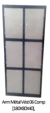 Armoire Métal Vést 06 Comp [180X80X40], Serrure ALM0040