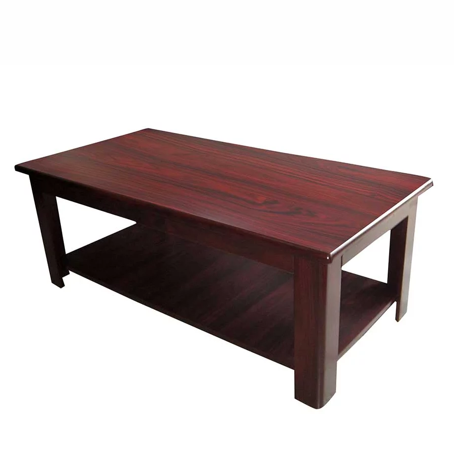 Table Basse MDF, D-4/T1260 [120x60x45], Acajou/Marron Chocolat