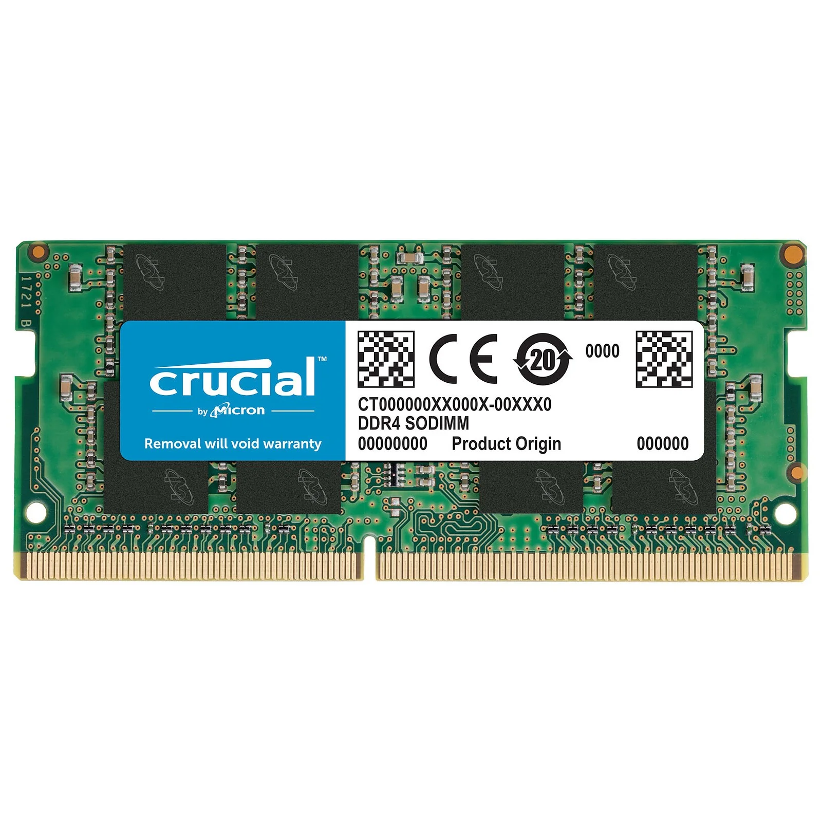 RAM Crucial Mémoire SO-DIMM DDR4 2666Mhz 8Gb
