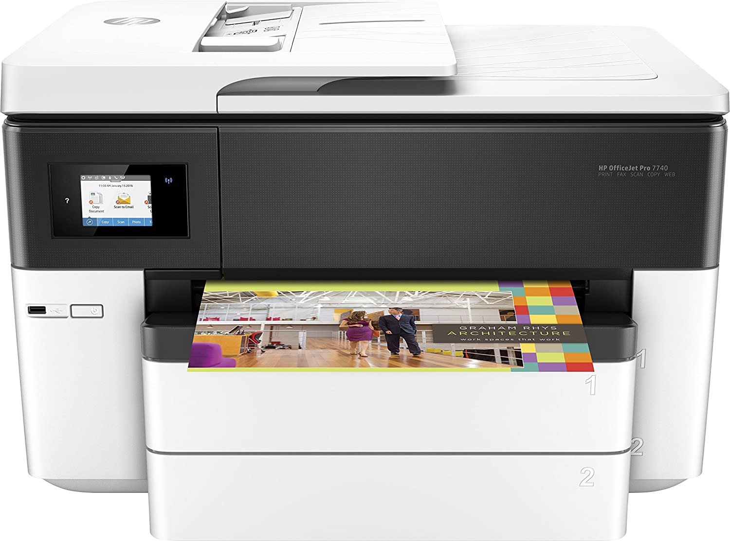 Imprimante Multifonction HP Officejet Pro 7740  Couleur A3 (G5J38A)