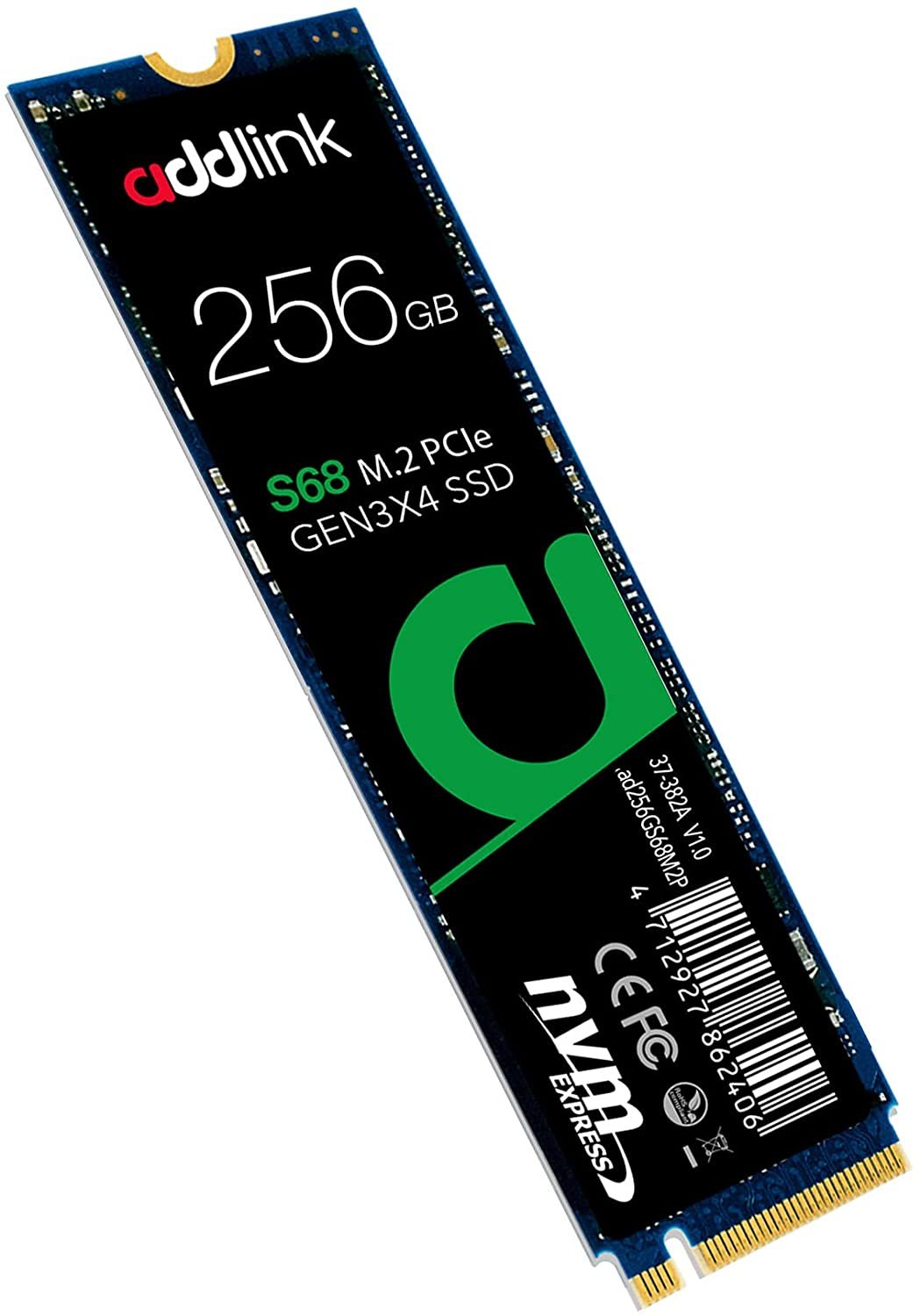 SSD addlink M.2 256GB S68 up to 2000 MB/s NVMe PCIe Gen3x4
