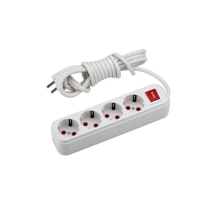 multiprises BMS   4 sorties  3M Avec Interrupteur