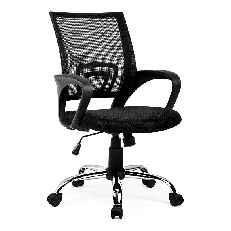 chaise Pour bureau noir 404S