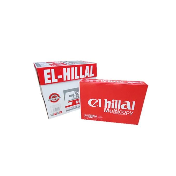 Hilal Papier Blanc A4 - Rame De 500 Feuilles - Carton De 5 Rames