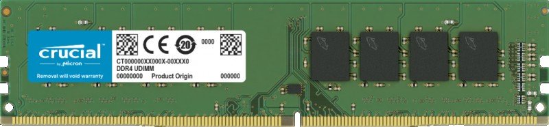 DDR 4-8Gb Crucial Pc4-3200 UDIMM (Pc)