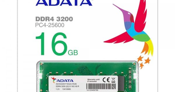 DDR 4-16Gb Adata Pc4-3200 SODIMM (laptop)