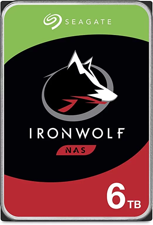 SEAGATE IRONWOLF  NAS STORAGE 8TB 256MB SATA 7200 RPM 6Gb/s